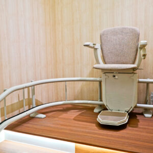 silla salvaescaleras curva