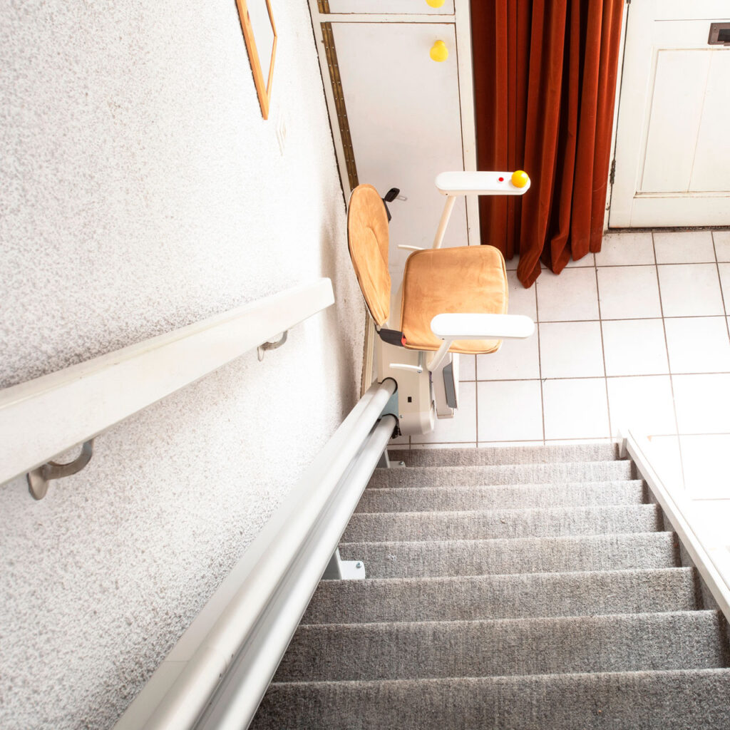 silla salvaescaleras recta