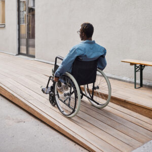 rampa para silla de ruedas