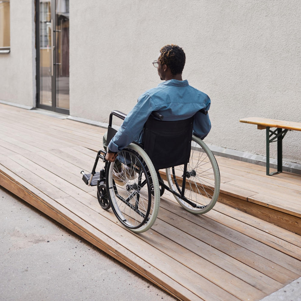 rampa para silla de ruedas