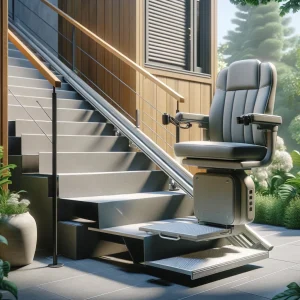 silla salvaescaleras exterior