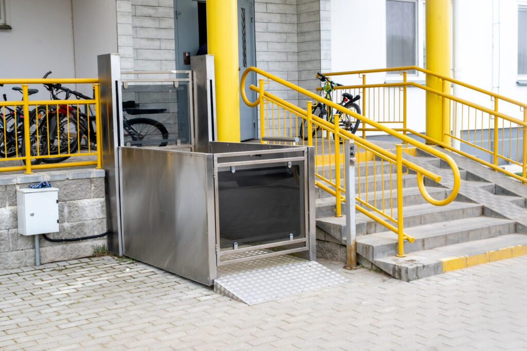 salvaescaleras de pie