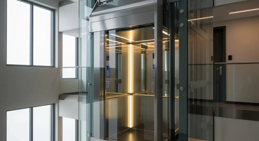 ascensor hidraulico interior