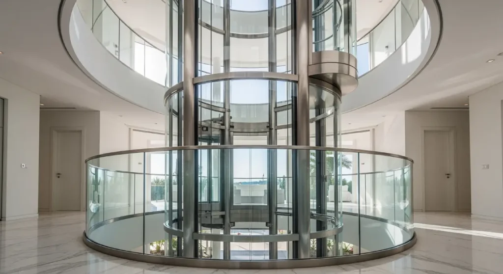 ascensor panoramico en viviendas exterior