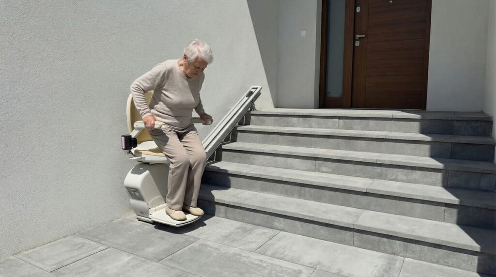 Salvaescaleras para tramos cortos