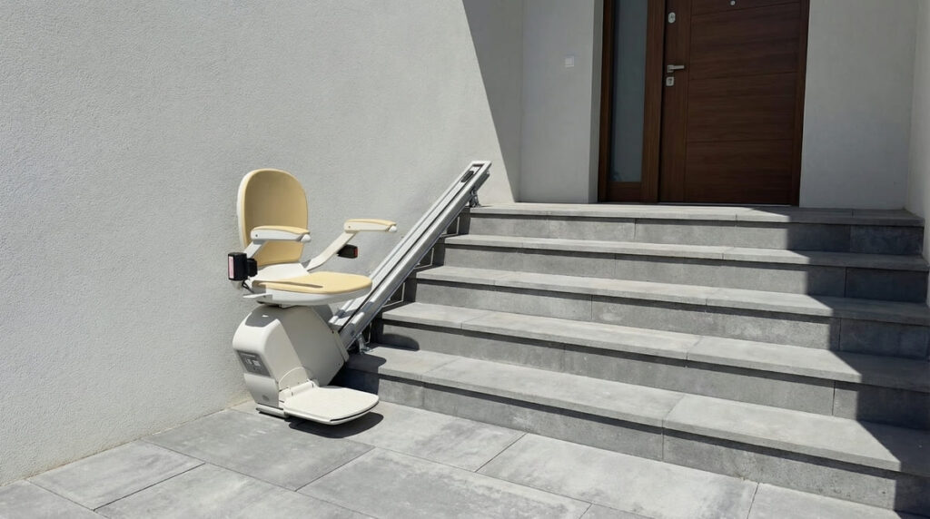 Salvaescaleras para tramos cortos