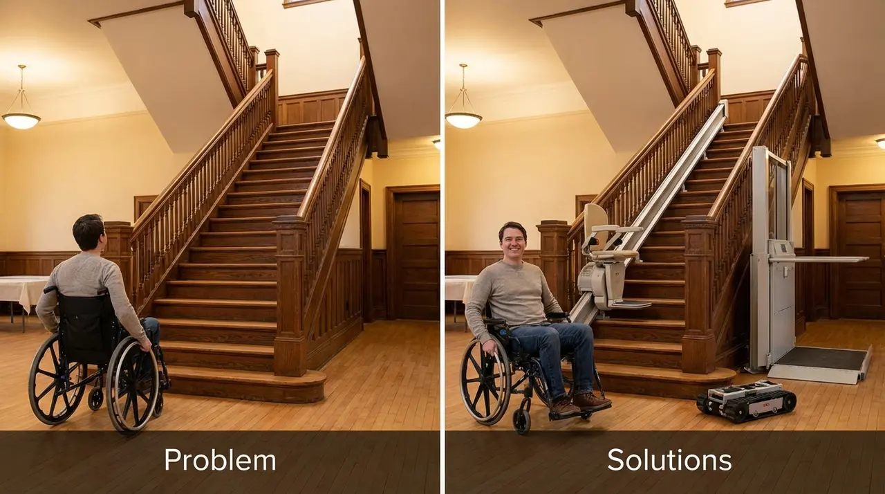 Subir Escaleras Silla Ruedas