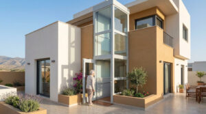 Montacargas para casa exterior