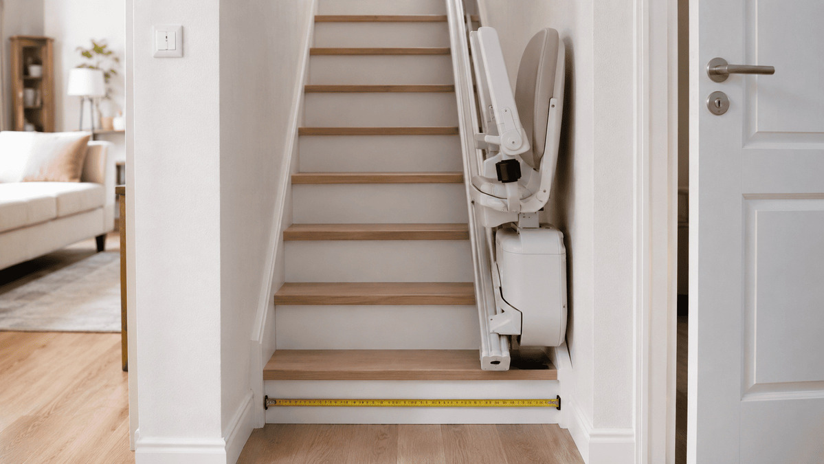Silla elevadora para escalera estrecha